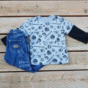 T-shirt & Blue Jean Set